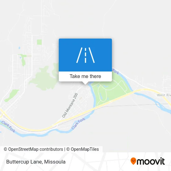Buttercup Lane map