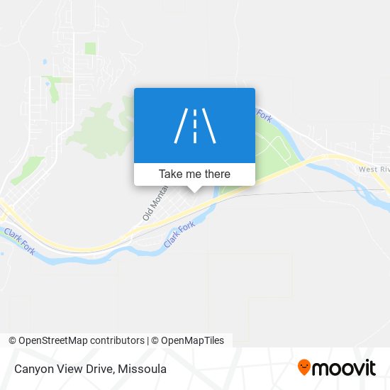 Canyon View Drive map