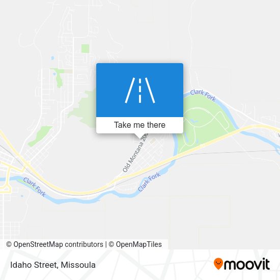 Idaho Street map