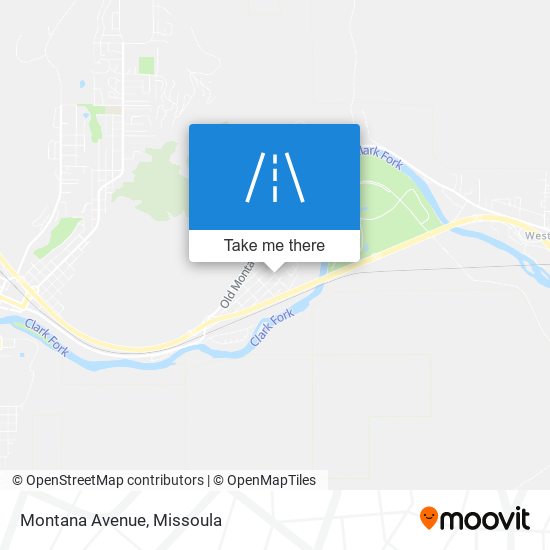 Montana Avenue map