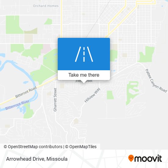 Arrowhead Drive map