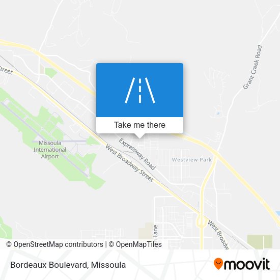 Mapa de Bordeaux Boulevard