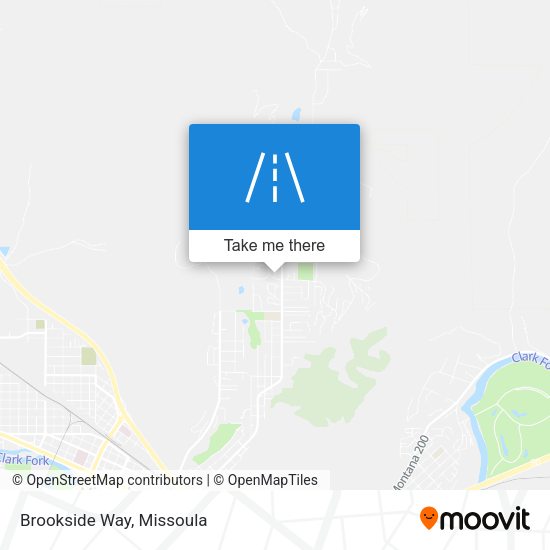 Brookside Way map