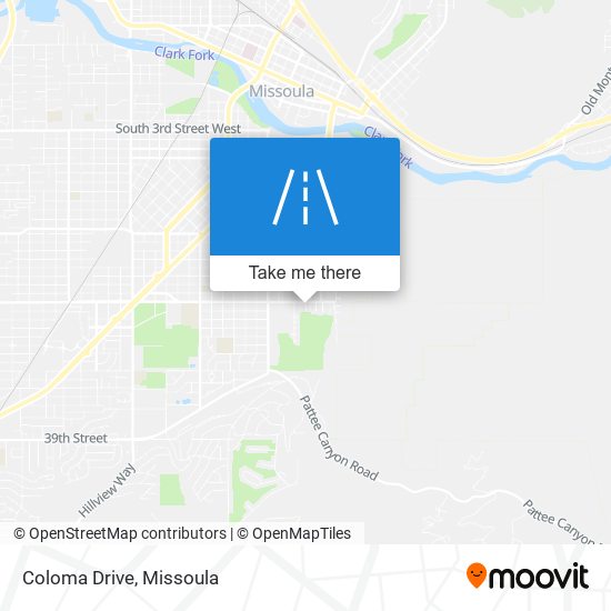 Coloma Drive map