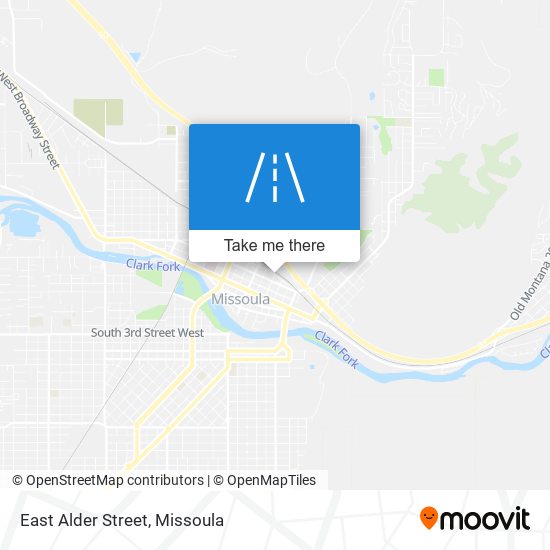 East Alder Street map