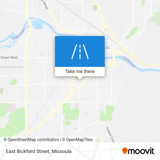 Mapa de East Bickford Street
