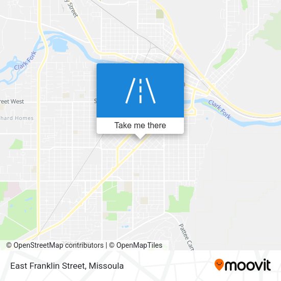 Mapa de East Franklin Street