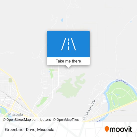 Mapa de Greenbrier Drive