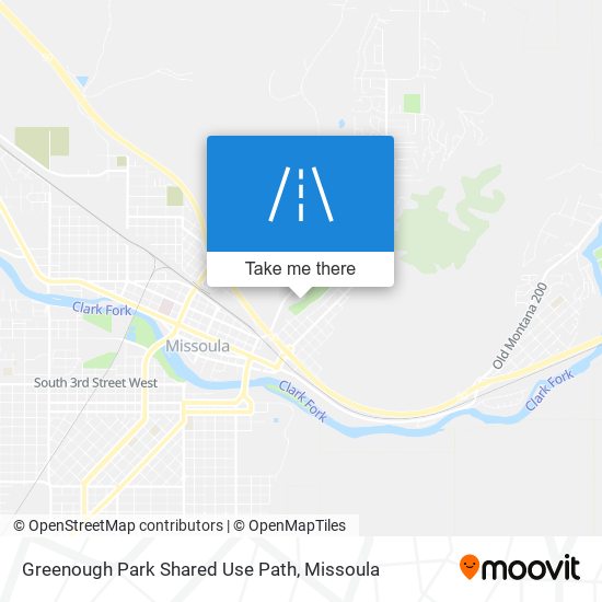 Greenough Park Shared Use Path map