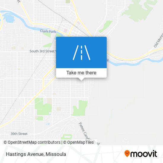 Hastings Avenue map