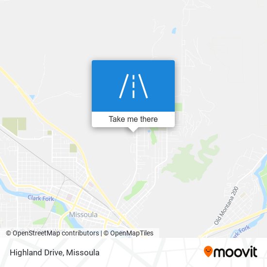 Highland Drive map