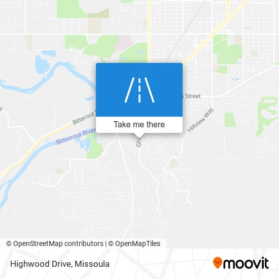 Highwood Drive map