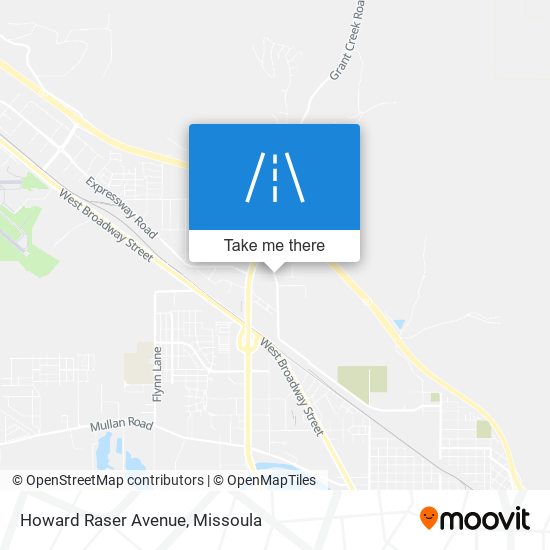 Howard Raser Avenue map