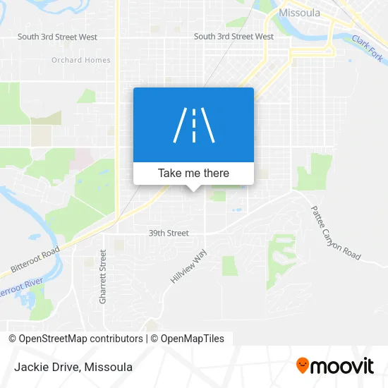 Jackie Drive map