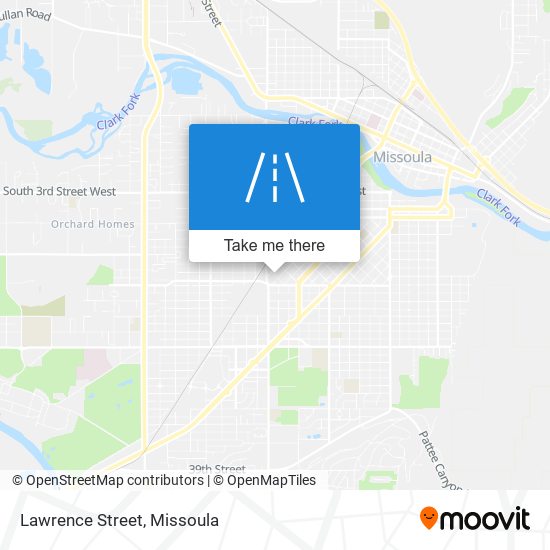 Lawrence Street map