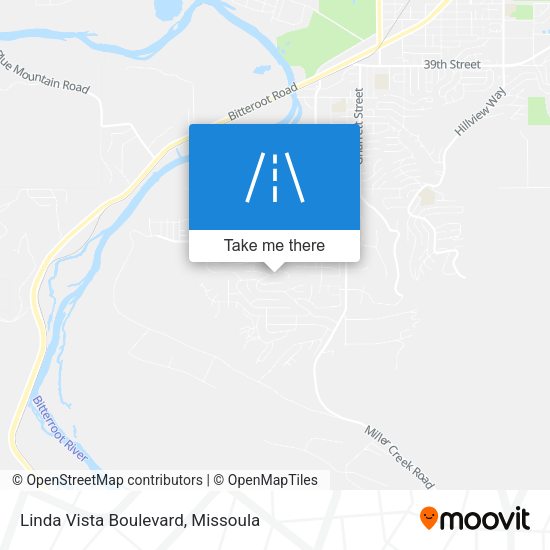 Linda Vista Boulevard map