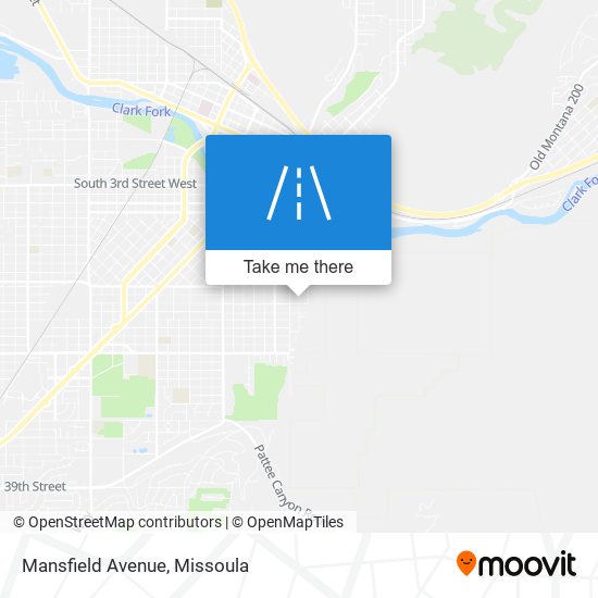 Mapa de Mansfield Avenue