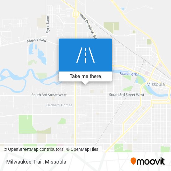 Mapa de Milwaukee Trail