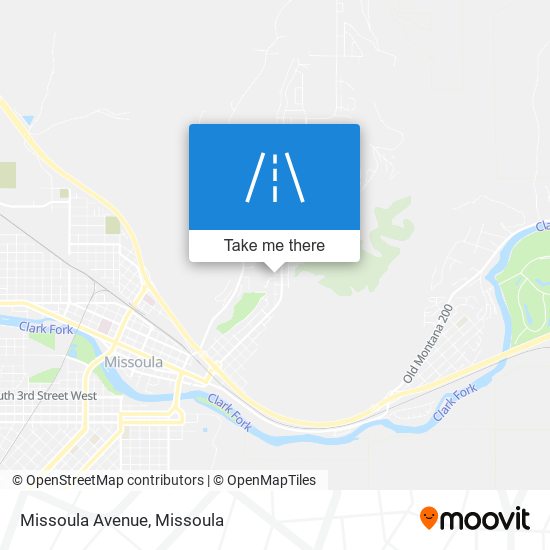 Mapa de Missoula Avenue