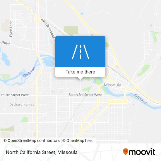 North California Street map