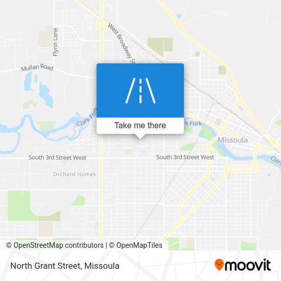 Mapa de North Grant Street