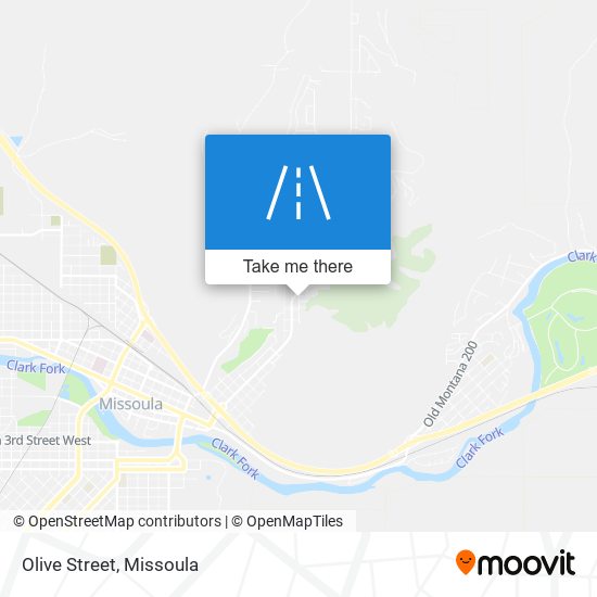 Mapa de Olive Street