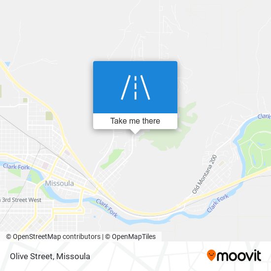 Olive Street map