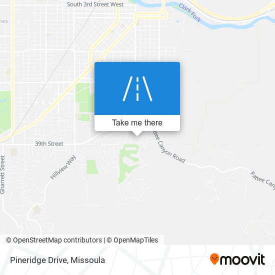 Pineridge Drive map