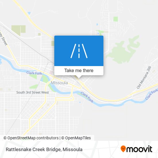 Rattlesnake Creek Bridge map