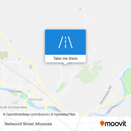 Redwood Street map