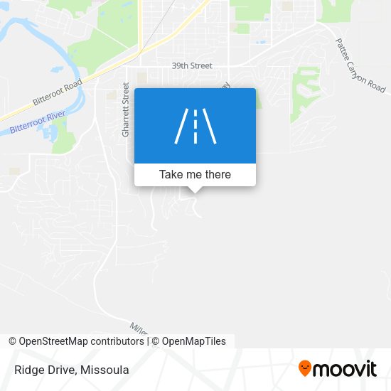 Ridge Drive map