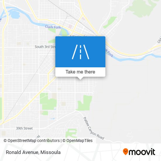 Ronald Avenue map