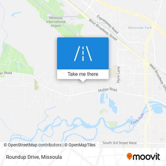 Roundup Drive map
