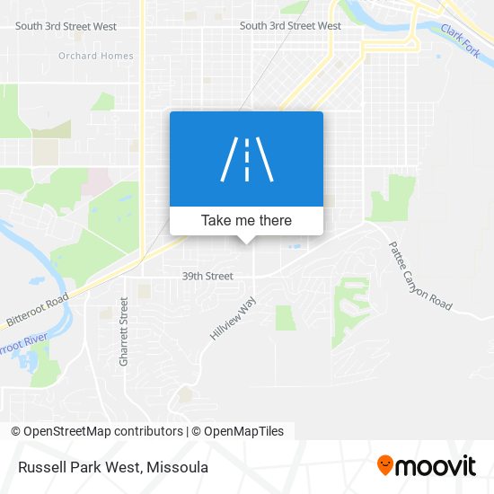 Mapa de Russell Park West
