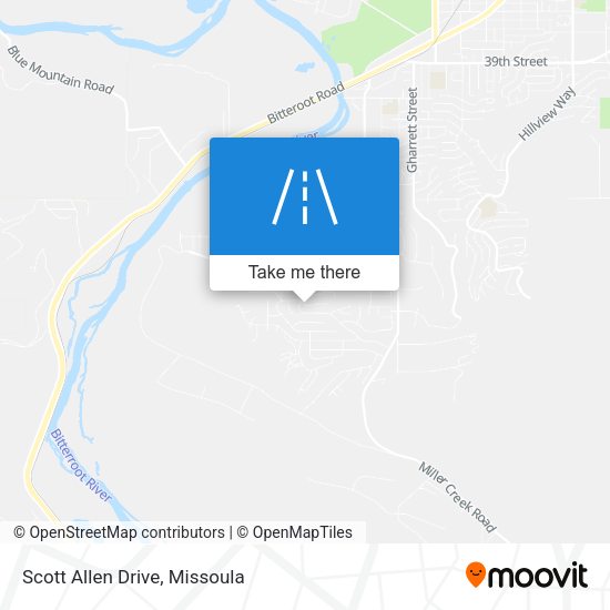 Scott Allen Drive map