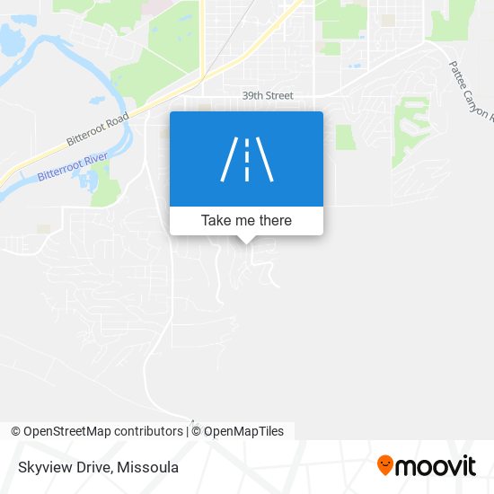 Skyview Drive map