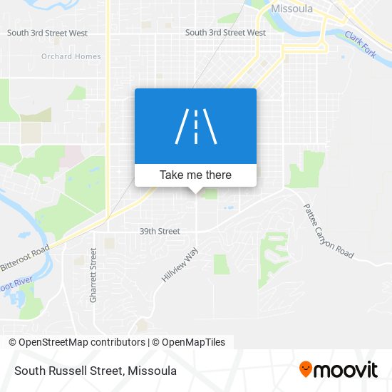 Mapa de South Russell Street