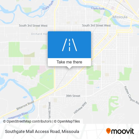 Southgate Mall Access Road map