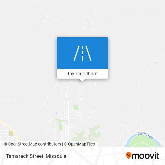 Tamarack Street map