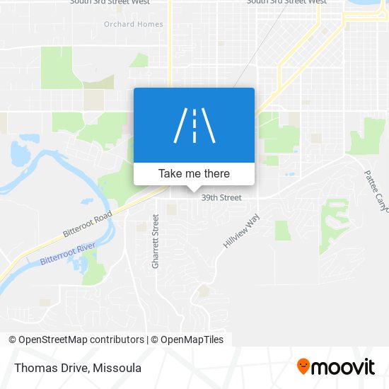 Mapa de Thomas Drive