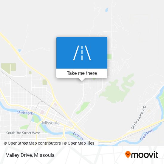 Valley Drive map