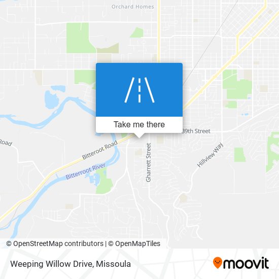 Weeping Willow Drive map