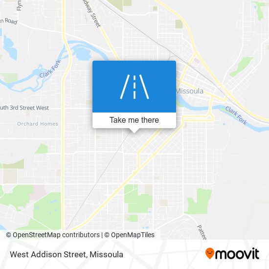 West Addison Street map