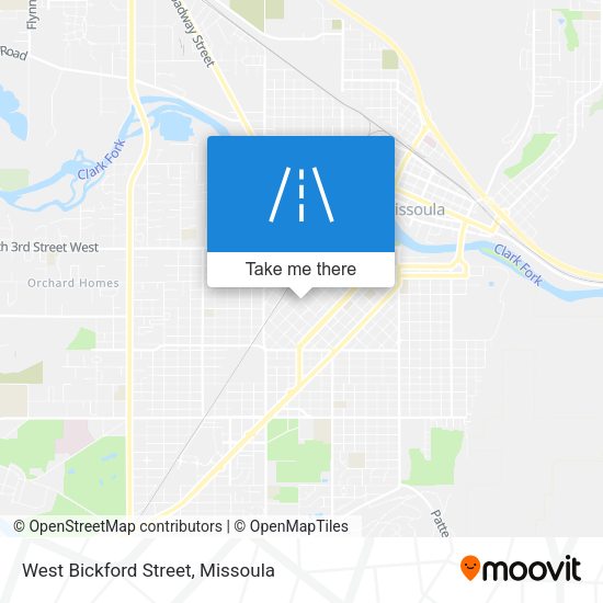 West Bickford Street map