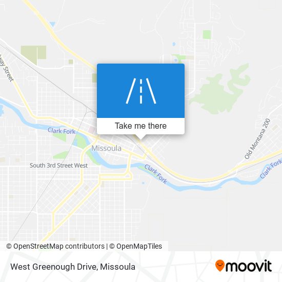 West Greenough Drive map