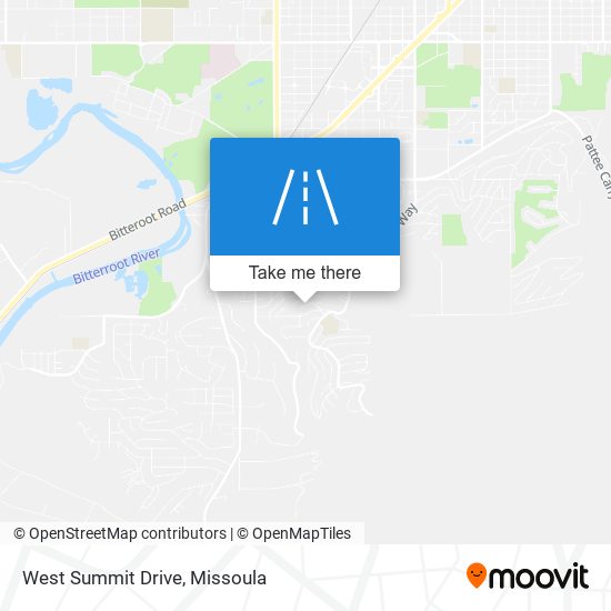 West Summit Drive map