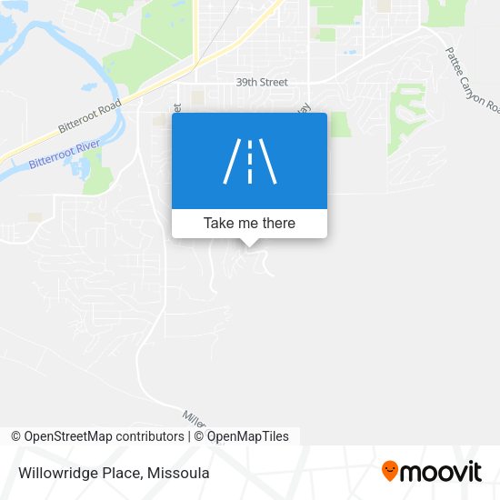 Willowridge Place map