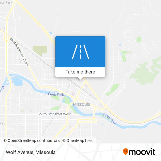 Mapa de Wolf Avenue