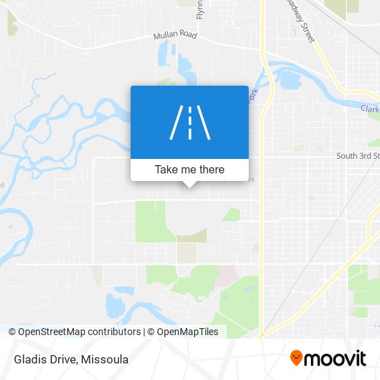 Gladis Drive map