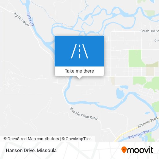 Hanson Drive map